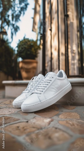 White sneakers