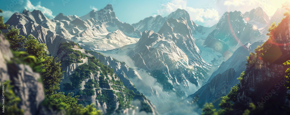 The word 'efficiency' radiates in neon splendor, casting a vibrant glow ...