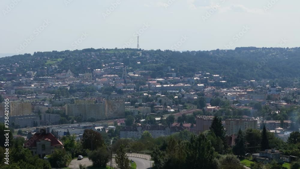Beautiful Panorama Przemysl Aerial View Poland Beautiful Panorama Przemysl Aerial View Poland