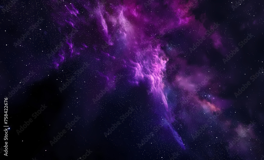 abstract purple space nebula