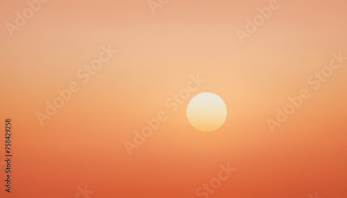 Sunset background, apricot crush color, minimalistic design, pastel colors, smooth blurred gradient