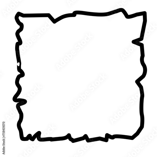 dull old paper border