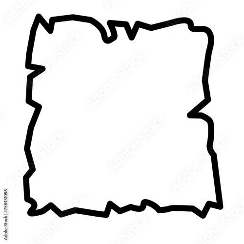 dull old paper border