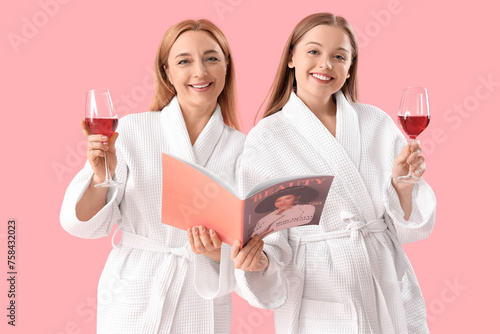 Young woman and her mother ...