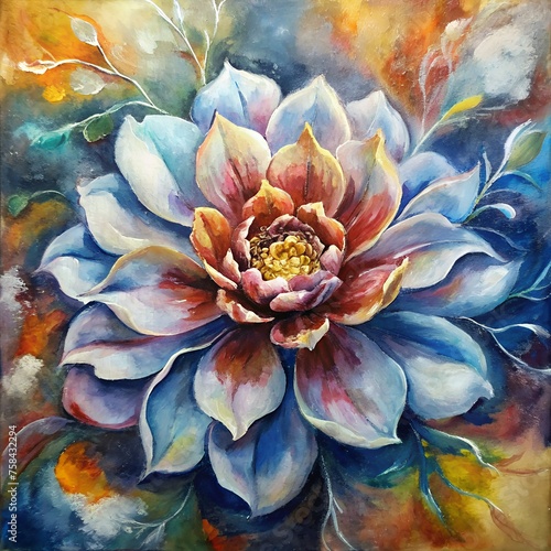 oil painting of flowers 