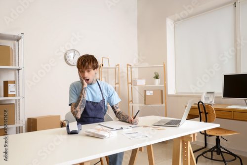 Shocked small business owne...