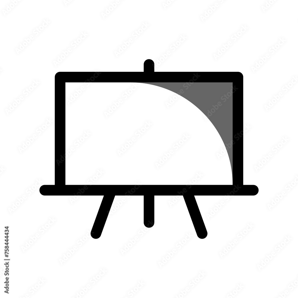 Fotografie Whiteboard icon PNG
