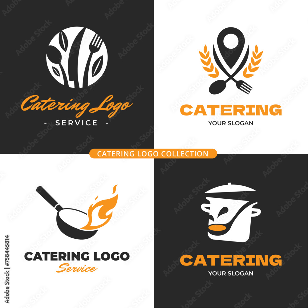 Catering and cooking logo collection Catering and cooking logo collection