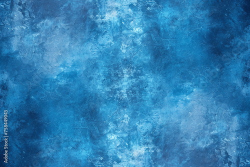 blue background vintage grunge texture and watercolor paint backdrop © pickypix