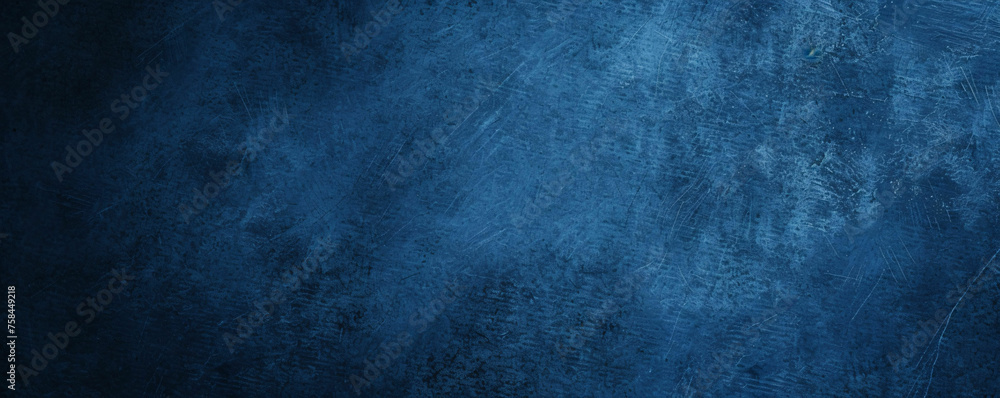 dark blue background vintage grunge texture and watercolor paint