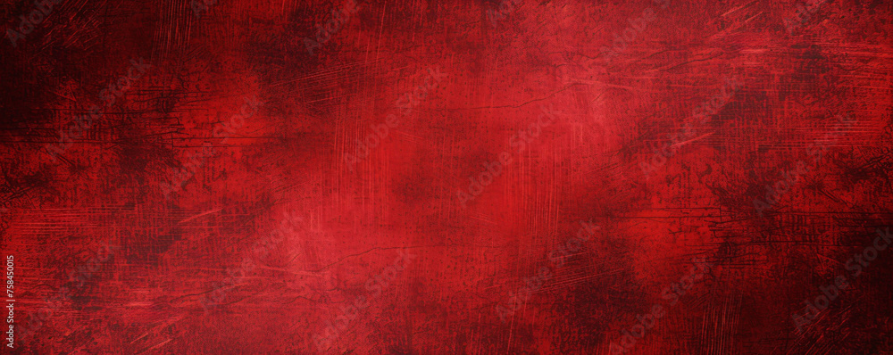 Red background with vintage grunge texture