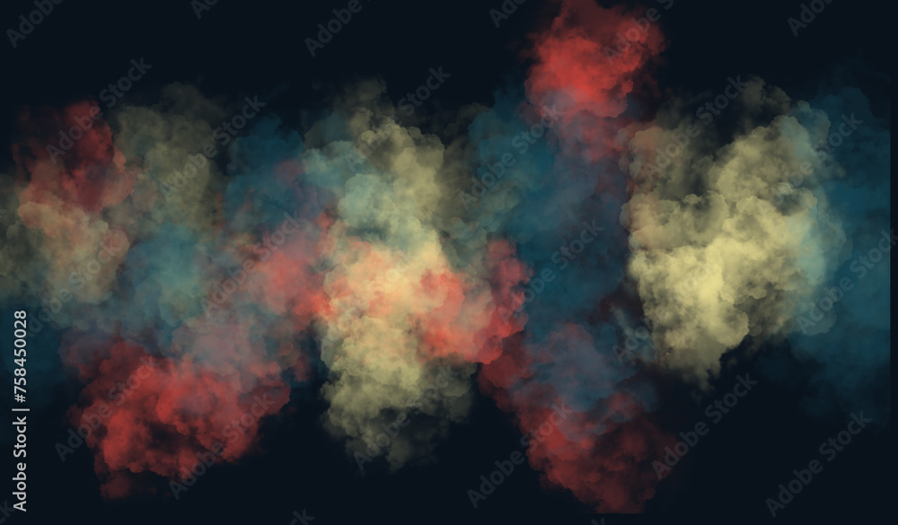 colorful smoke abstract background