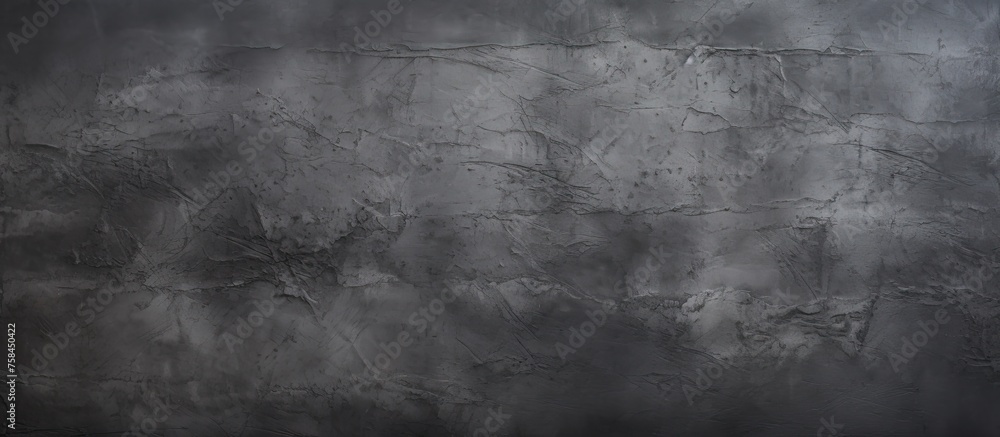 A close up of a blackboard against a grey background resembling the sky on a cloudy day. The monochrome photography captures the darkness and nuances in the tints and shades of the wood pattern