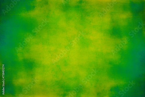 green background vintage grunge texture and watercolor paint