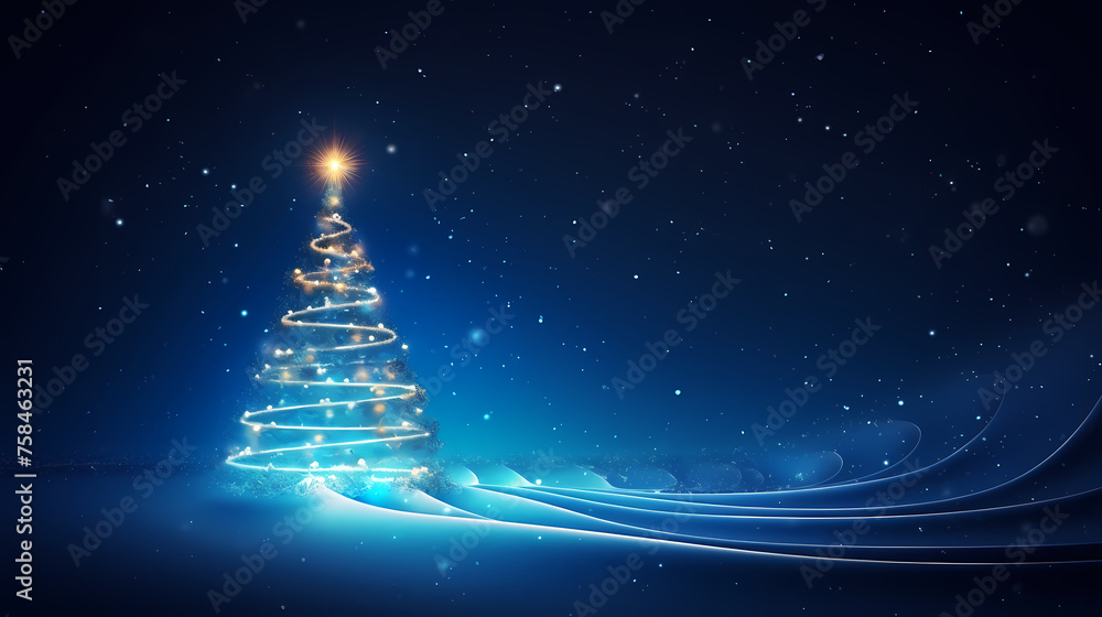 A beautifully decorated Christmas tree A beautifully decorated Christmas tree