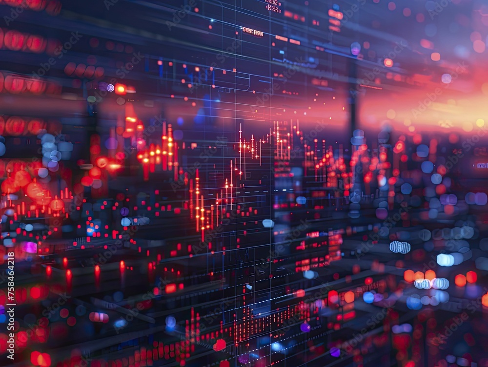 A sleek digital graph showcasing bitcoin's volatility, set against a futuristic digital economic background. A sleek digital graph showcasing bitcoin's volatility, set against a futuristic digital economic background.