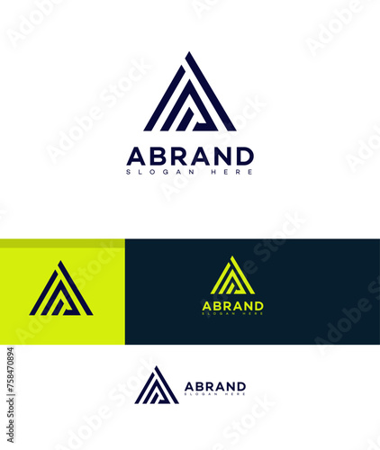 Letter A Logo Icon Brand Identity Sign Symbol Template 