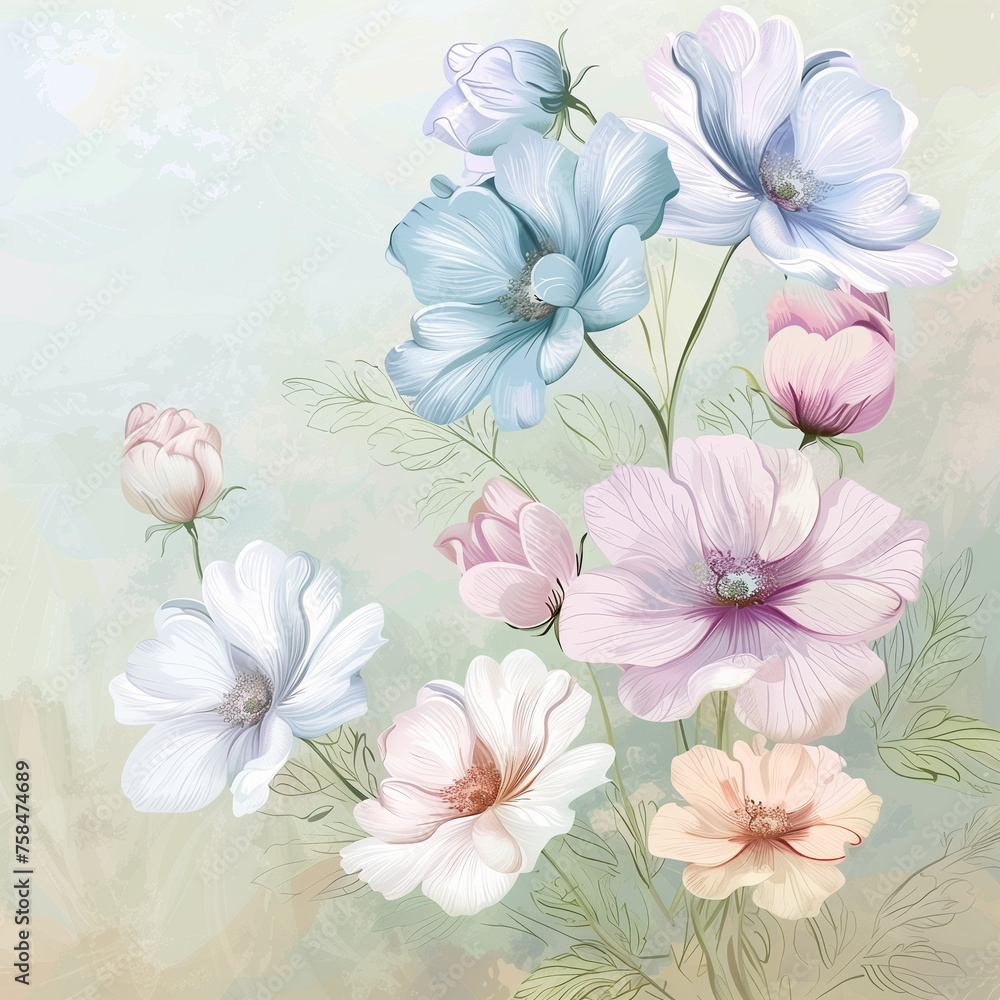 Vector flowers Vector flowers