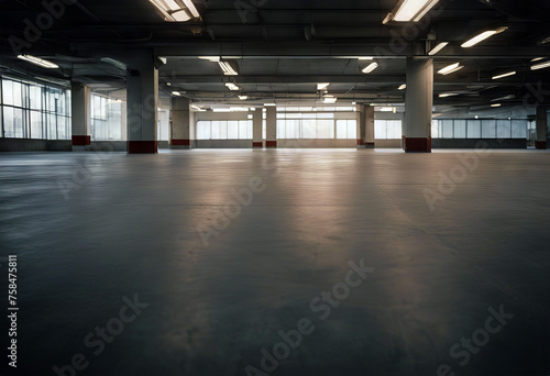 Empty concrete floor for car park. stock photoArchitecture Modern Backgrounds Abstract City