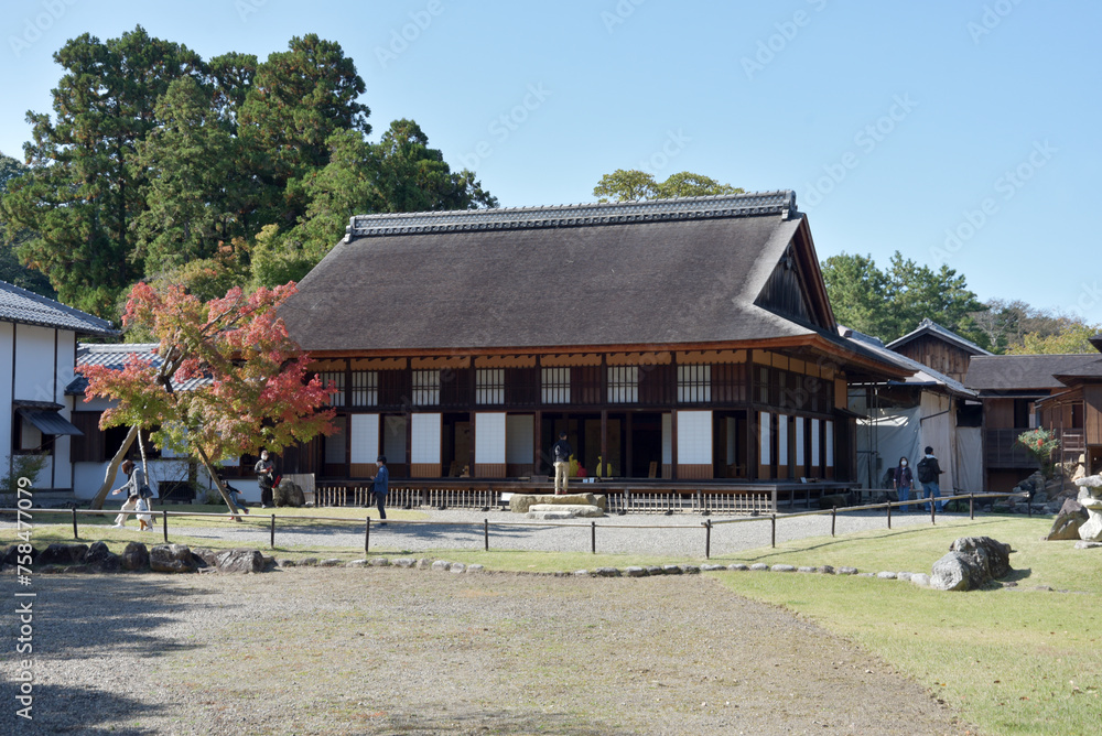 彦根城 楽々園の御書院 滋賀県彦根市 彦根城 楽々園の御書院 滋賀県彦根市