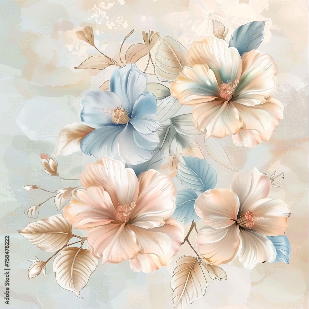 Vector flowers Vector flowers