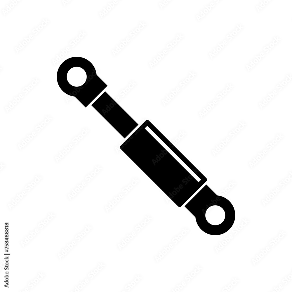 Hydraulic Icon. Shock Breaker Symbol - Vector. Hydraulic Icon. Shock Breaker Symbol - Vector.