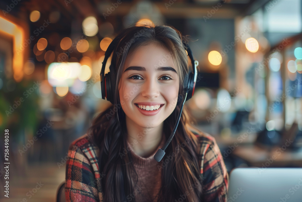 Obraz premium Customer Service Call Center