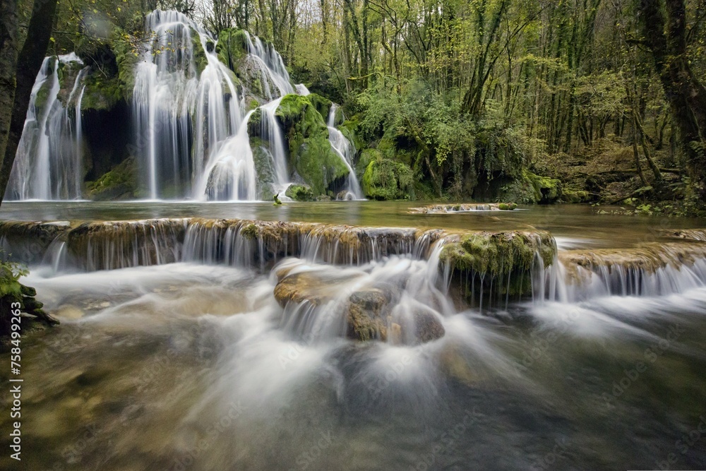 waterfall in the park moments Feel waterfall in the park moments Feel