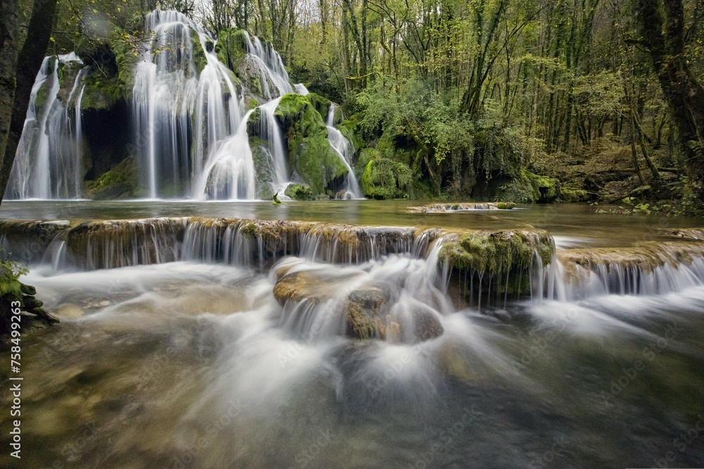 waterfall in the park moments Feel 