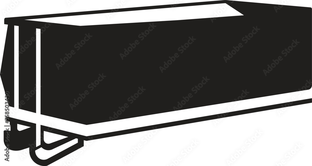 Dumpster company logo with elegant style design Dumpster company logo with elegant style design