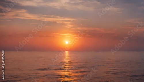 sunset over the sea © Tani
