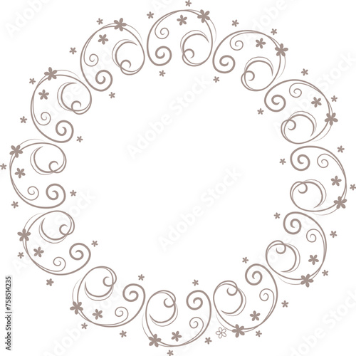 Lovely curving frame