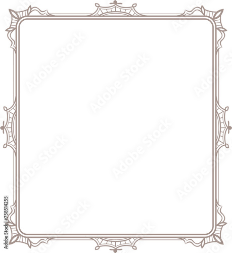 Square decorate frame