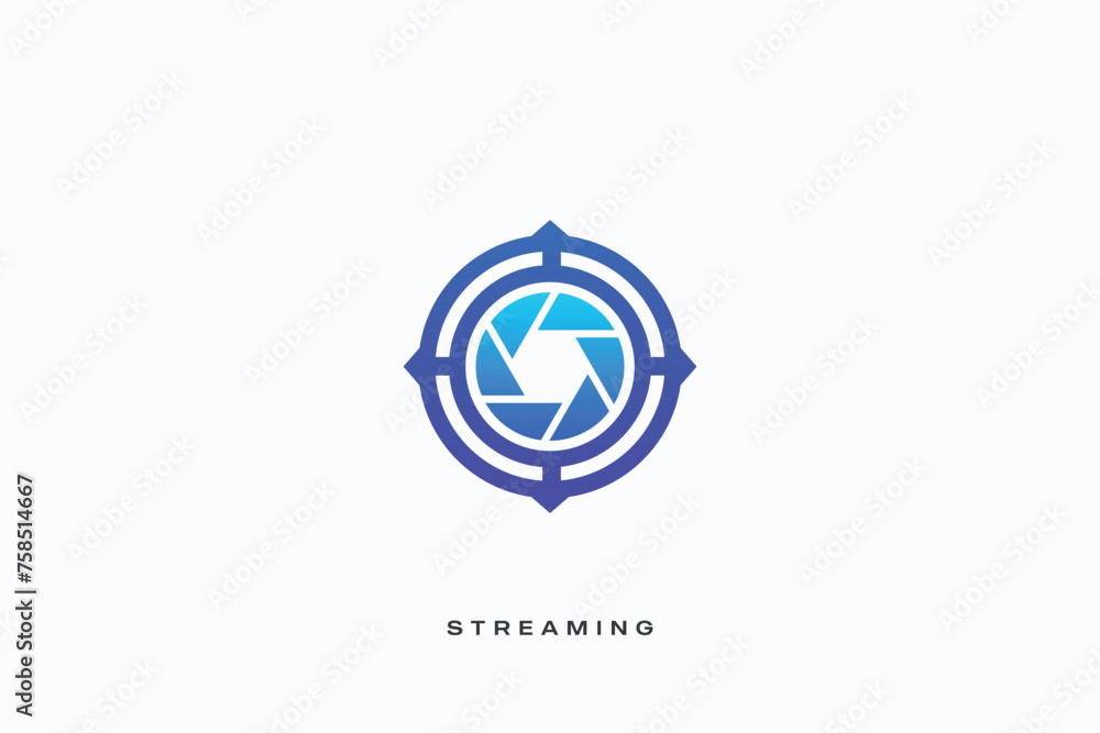 shutter media multimedia production vector logo shutter media multimedia production vector logo