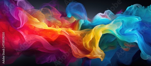 Colorful Abstract Art Design.