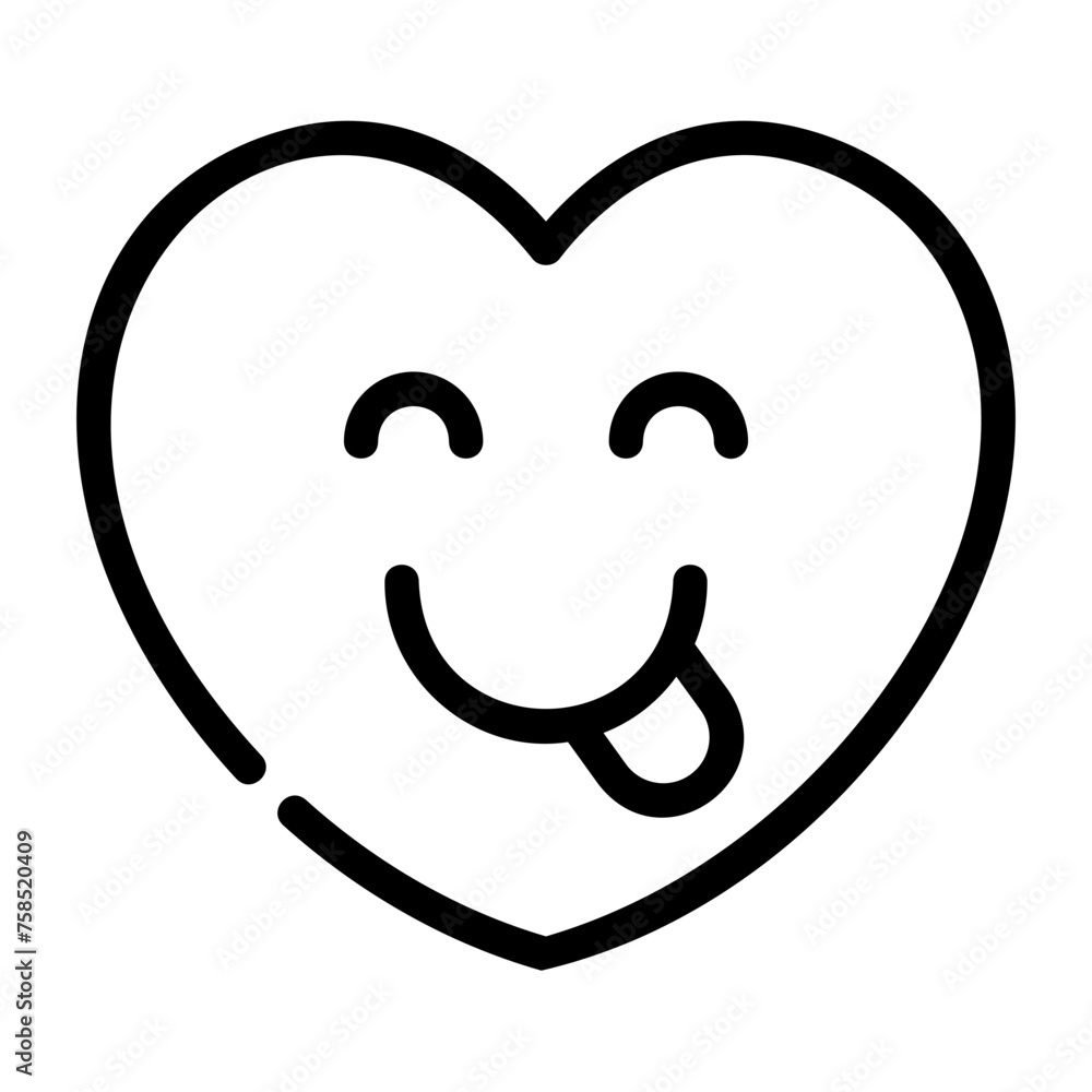 tongue outline icon tongue outline icon