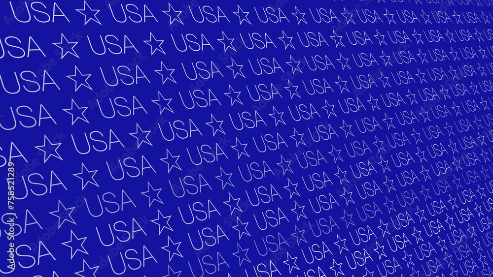 Text on white background USA text united states stars letters America background concept nation Text on white background USA text united states stars letters America background concept nation