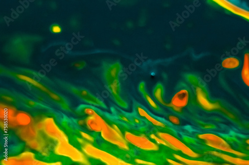 Abstract background of water in the form of waves and splashes