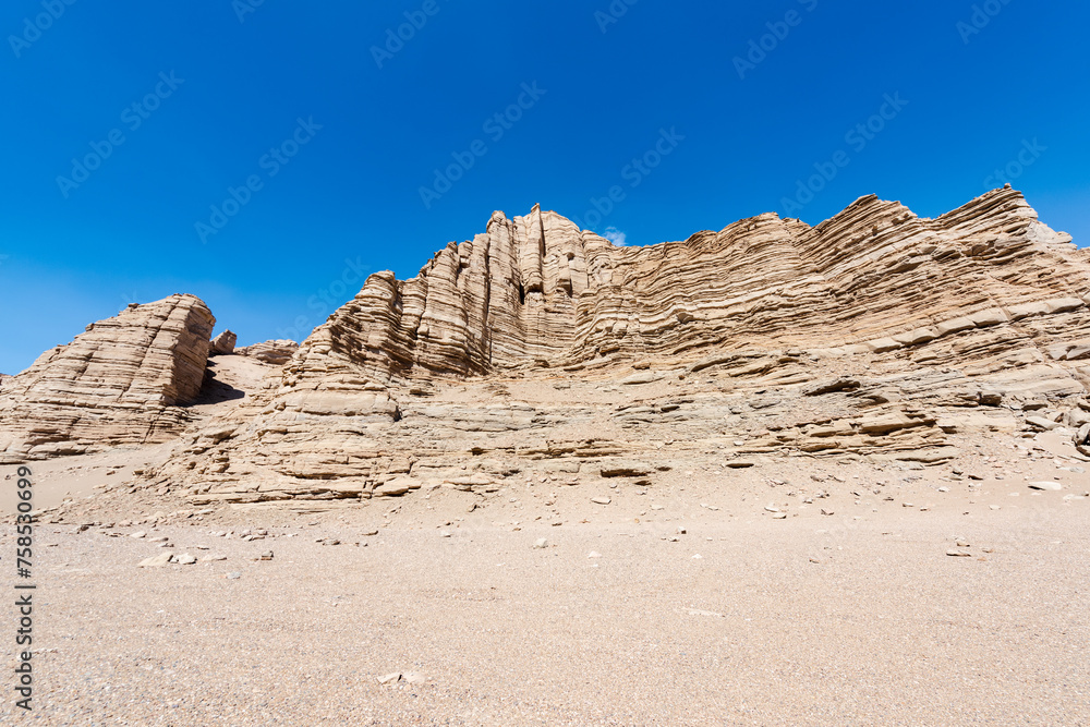 Landscape of Yadan, the Five Fort Devil City in Hami, Xinjiang, China Landscape of Yadan, the Five Fort Devil City in Hami, Xinjiang, China