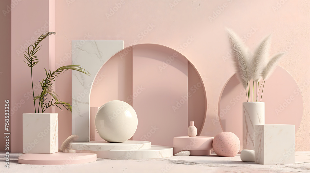 Fototapeta premium Modern Interior Design for a Stylish Room in a Luxurious House