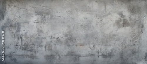 A close up of a grey concrete wall, showcasing a monochrome pattern. The texture of the wall resembles a cloudy landscape in black and white © AkuAku