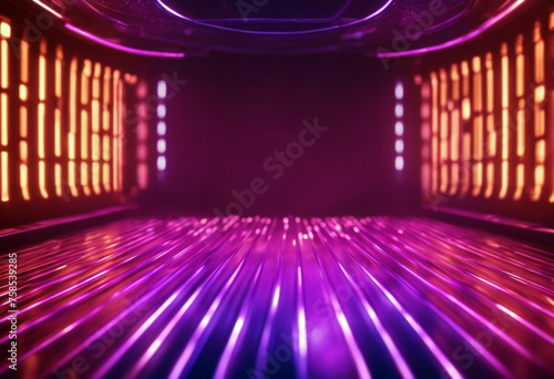 background 3d Ultraviolet illustration Empty show blurred Futuristic abstract background stage lines poduim abstract abstraction background blue blurred bright club colourful cyber disco effect
