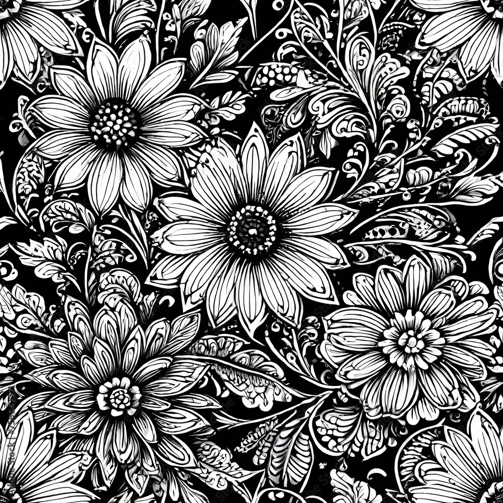 seamless floral pattern seamless floral pattern