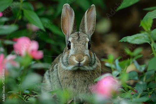 A secret garden party hosted by rabbits hidden deep in the woods. © earthstudiotomo