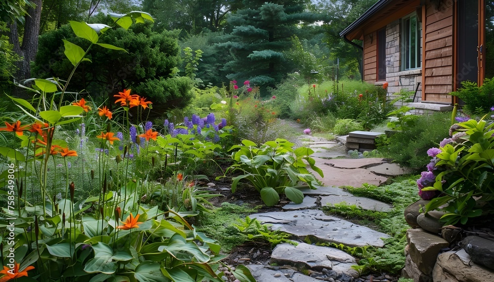 Obraz premium shade garden