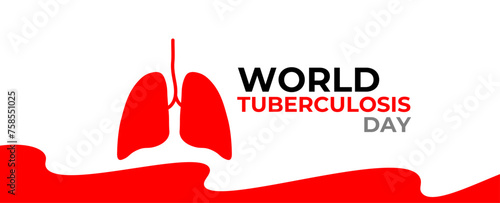 World Tuberculosis Day. March 24. Holiday concept. Template for background, banner, card, cover, website, Ads, poster with text inscription. Awareness concept. Vector EPS10 illustration