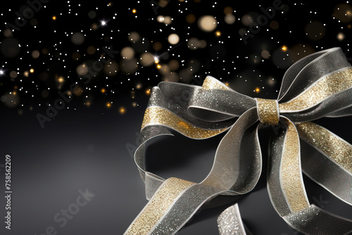 abstract background with ribbon.