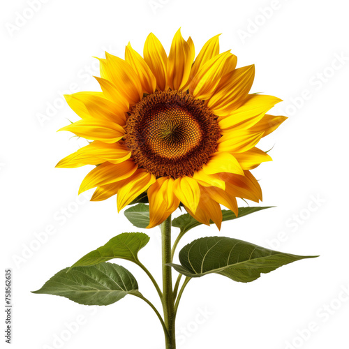 sun flower isolated on transparent background