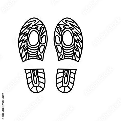 Shoeprint Doodle 