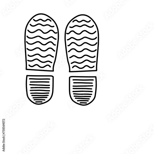 Shoeprint Doodle 